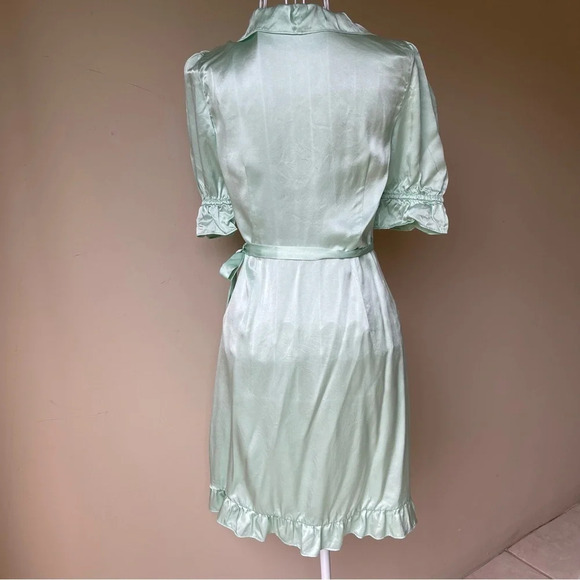 Hill house wrap mini silk dress - Picture 4 of 8